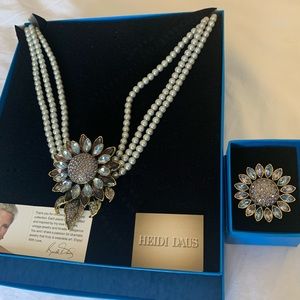 HEIDI DAUS NECKLACE AND RING